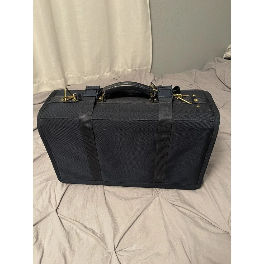 Vtg Tumi Navy Blue Ballistic Nylon Wheeled Luggage Suitcase‎ 21x14x8, Wheel Kit